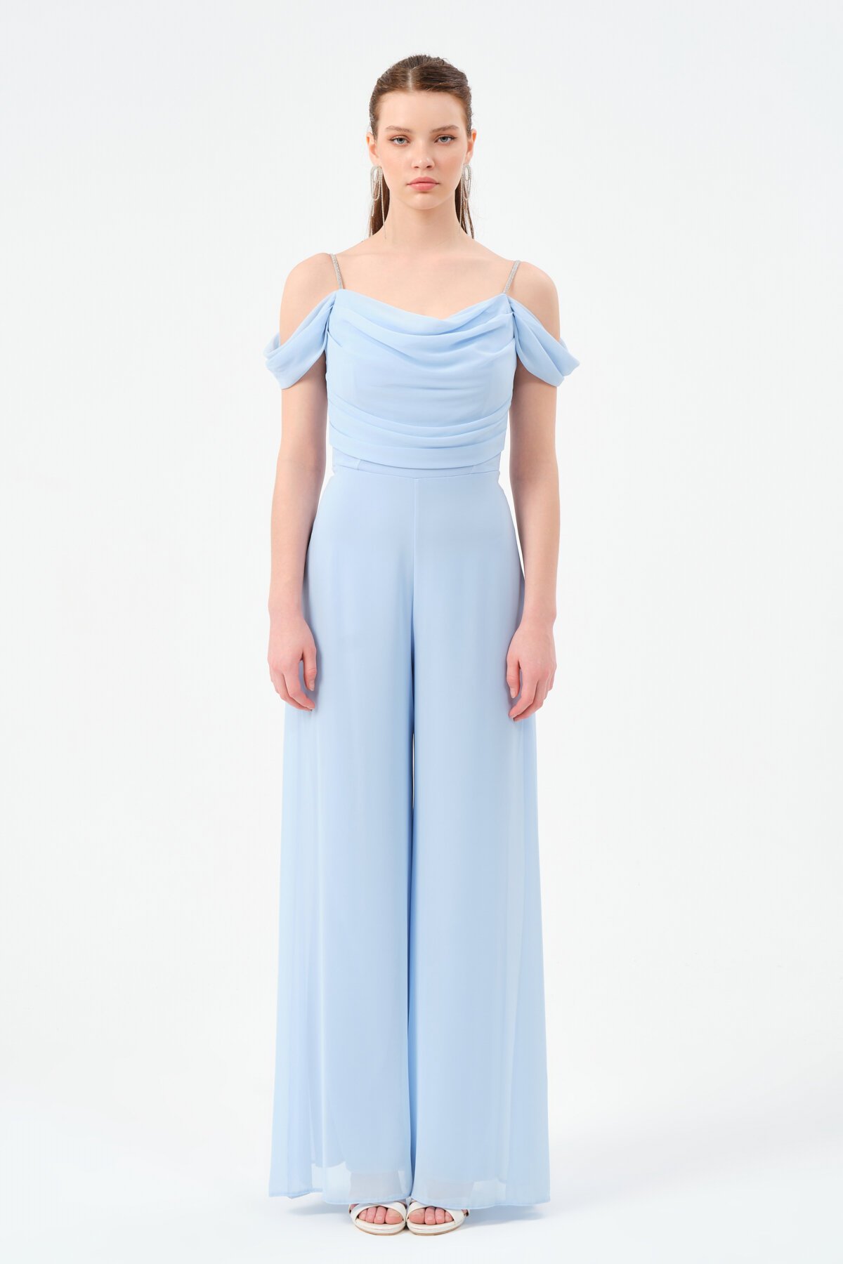 Düşük Omuzlu Askılı Tulum - 1458