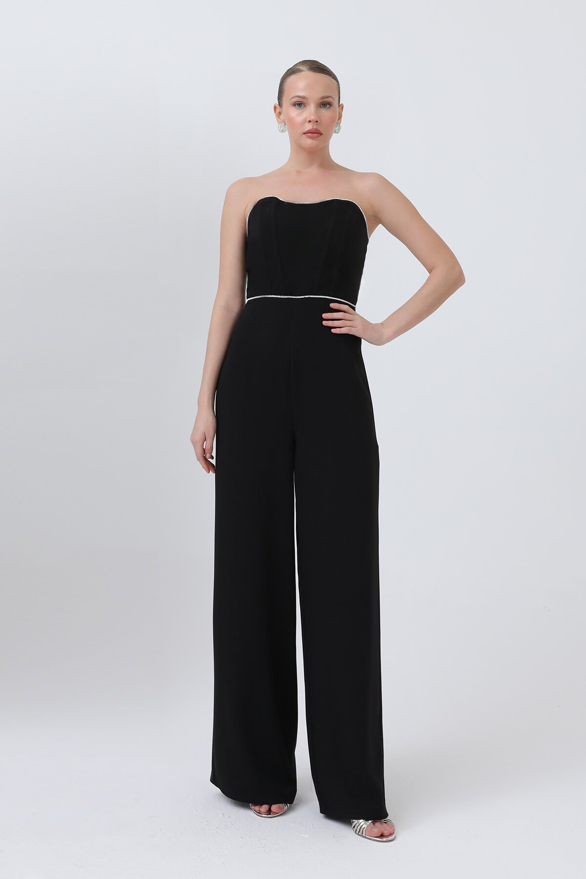 Taş İşlemeli Straplez Tulum - 1780