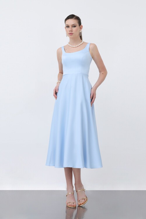 Asklı Midi Elbise - 1726