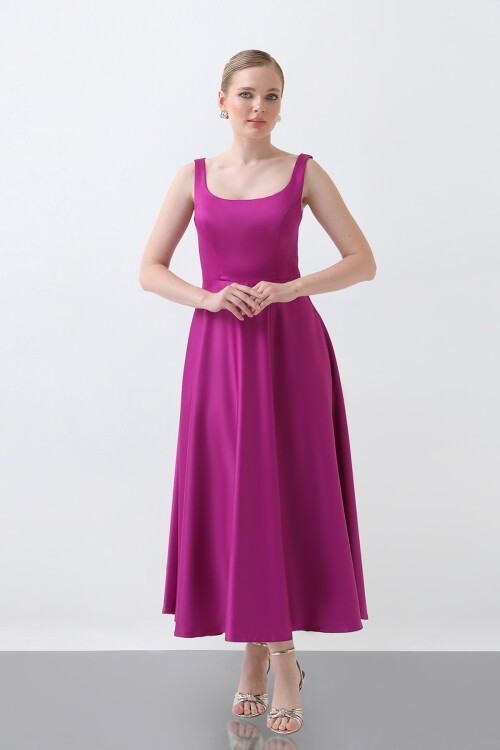 Asklı Midi Elbise - 1726