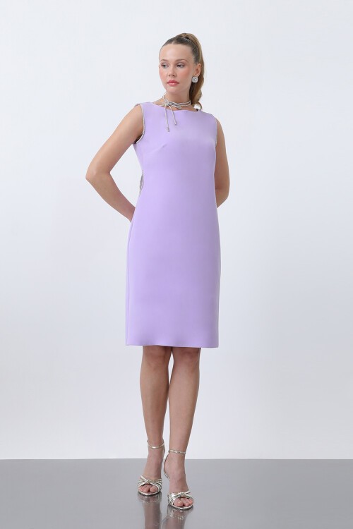 Taş Detaylı Elbise - 6007